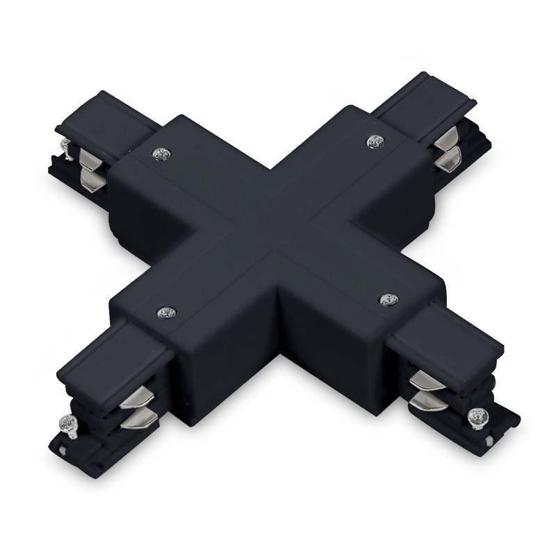 CONECTOR X NEGRO PARA CARRIL TRACK